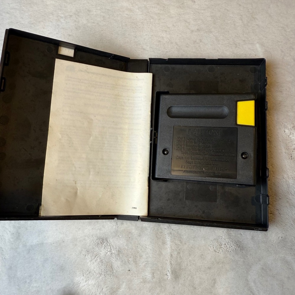 NHL 95 EA Sports Sega Genesis Video Game Cartridge Manual Case - Picture 5 of 7